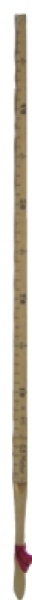 Bügelamboss, Kantenholz, Kragenholz, Bügelholz 2,7x12x42 cm