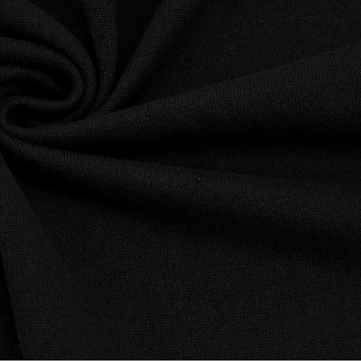 Feinstrick, schwarz, 50% Vi/Rayon, 25%PA, 25% PES, 150cm. 200gr/qm  