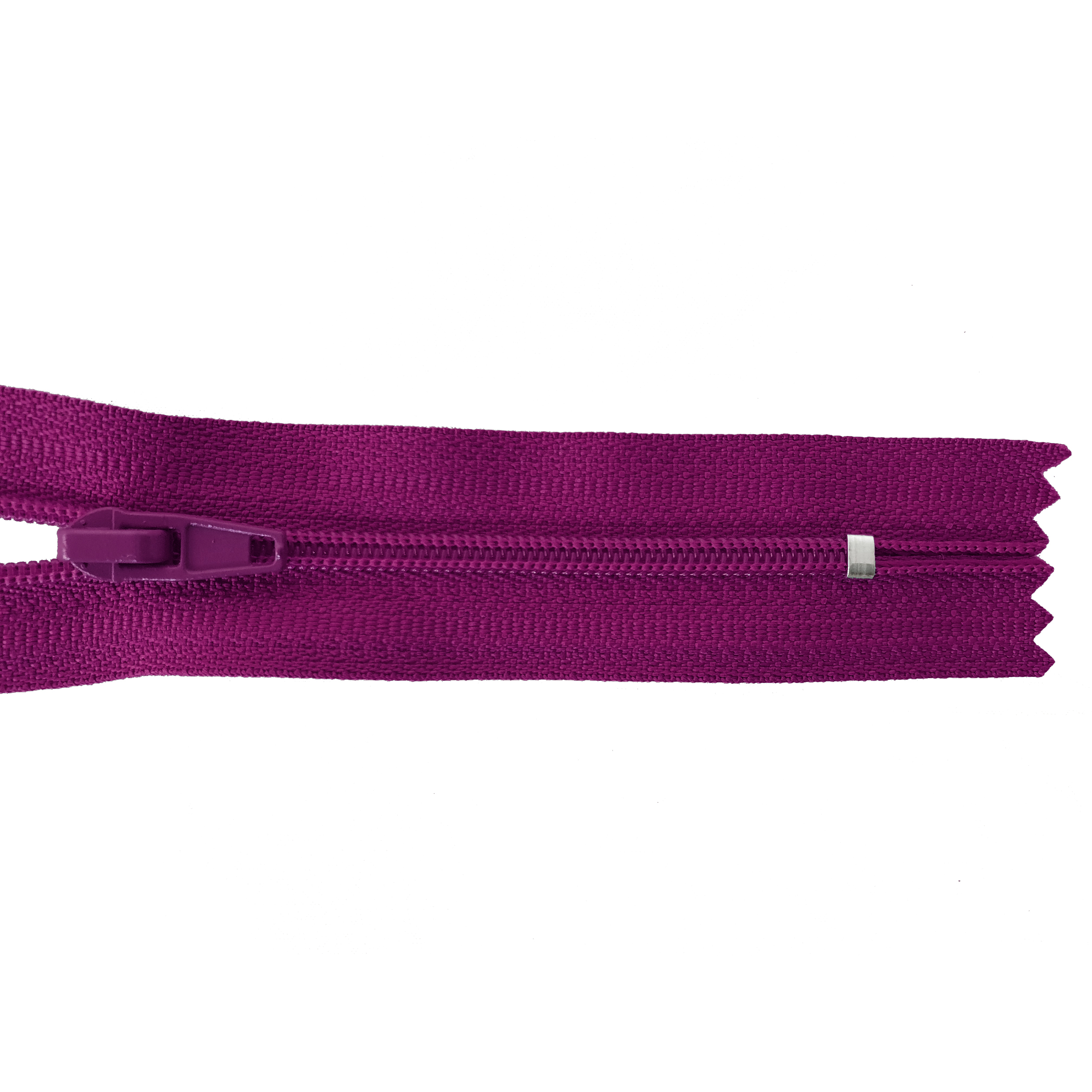 Reißverschluss 20cm, nicht teilbar, PES-Spirale fein, violett-purpur, hochwertiger Marken-Reißverschluss von Rubi/Barcelona