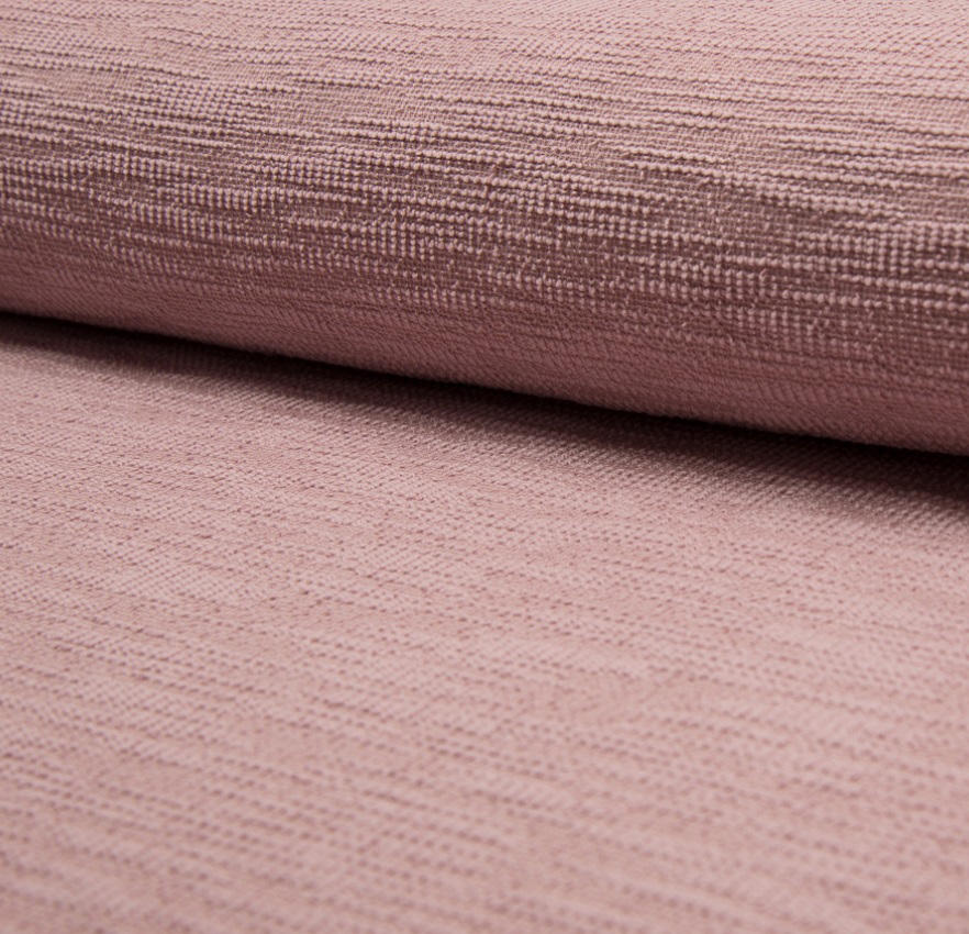 El-Bouclé Baumwolle pastell-rosa, 81% Co, 14% PA, 5% EL,  ca. 150cm breit,  230g/m²  