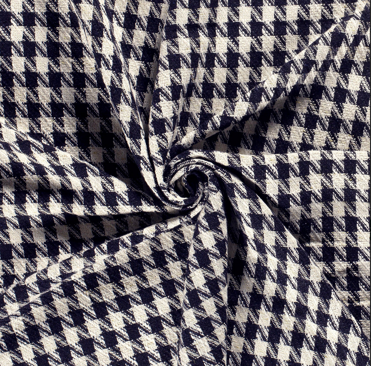 Jaquard-Gewebe Hahnentritt mit Lurex, PL/LU, 145 cm breit