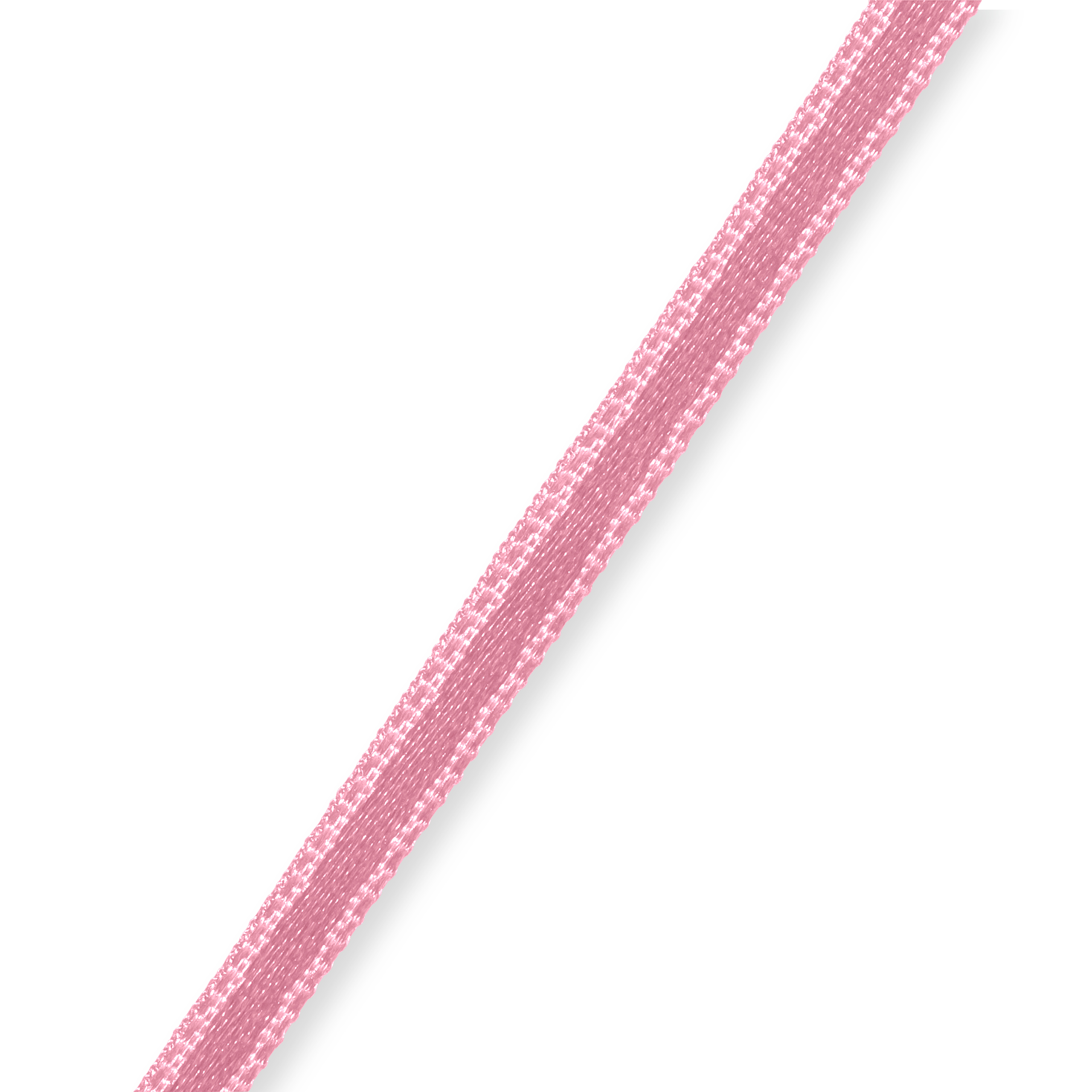Satin ribbon 3 mm pale pink, 50 m