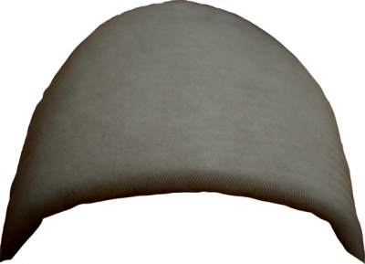 Schulterpolster Bluse Sichel  groß, mitteldick, 12x17cmx1,4 cm, weich, schwarz