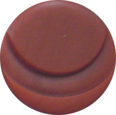 Knopf 24mm Kunststoff Öse  d.braunorange 