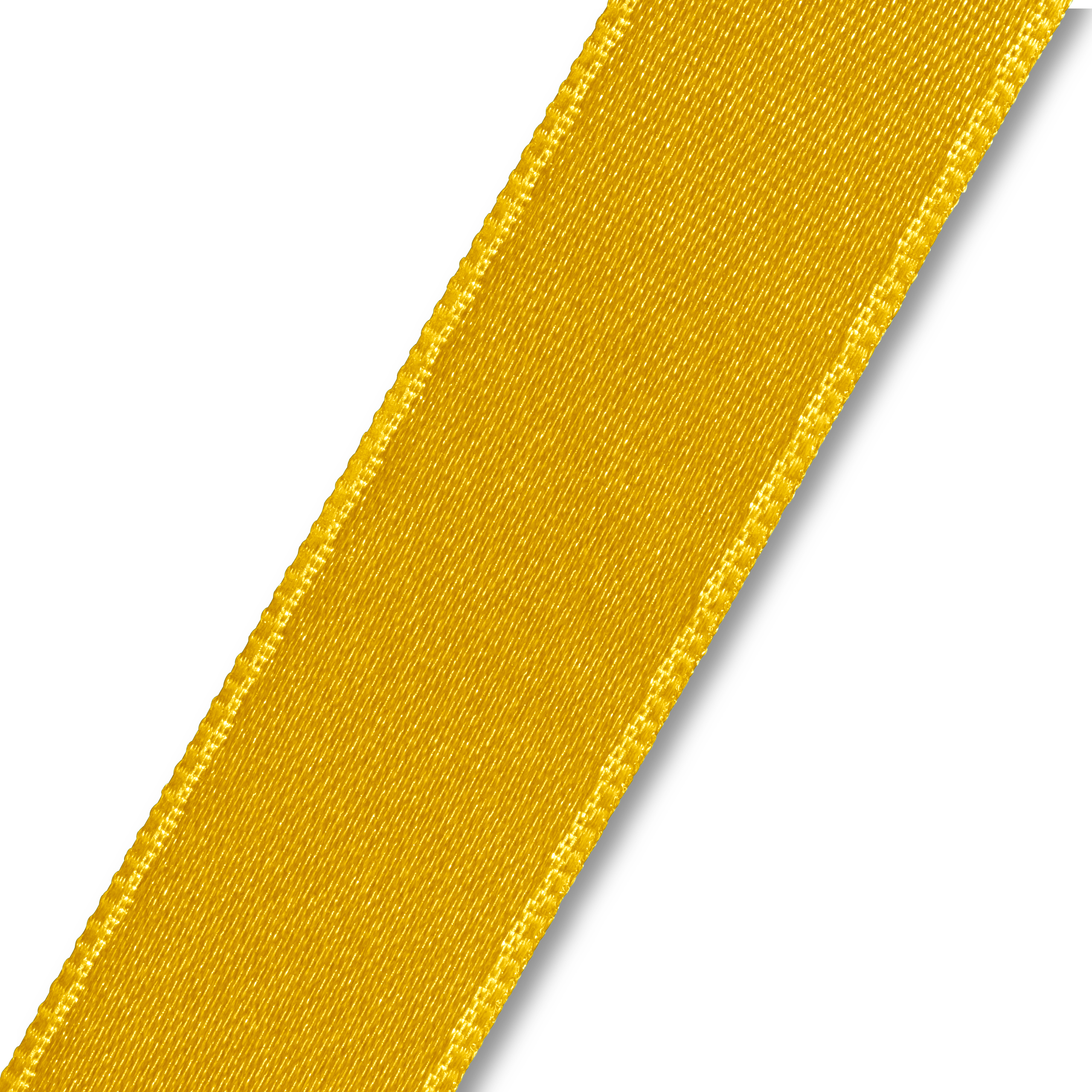 Satinband 15 mm gelb, Meterware