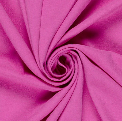 Viscose/El-Crêpe fuchsia, Georgette, 26%Viskose, 70% Polyester, 4%Spandex 
