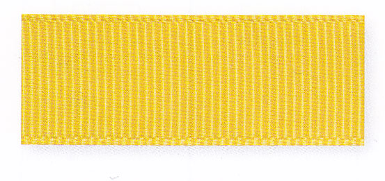Ripsband 26 mm gelb, Meterware