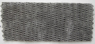 Interfacing ribbon woven, ribbon,  40 mm, dark grey, for ironing