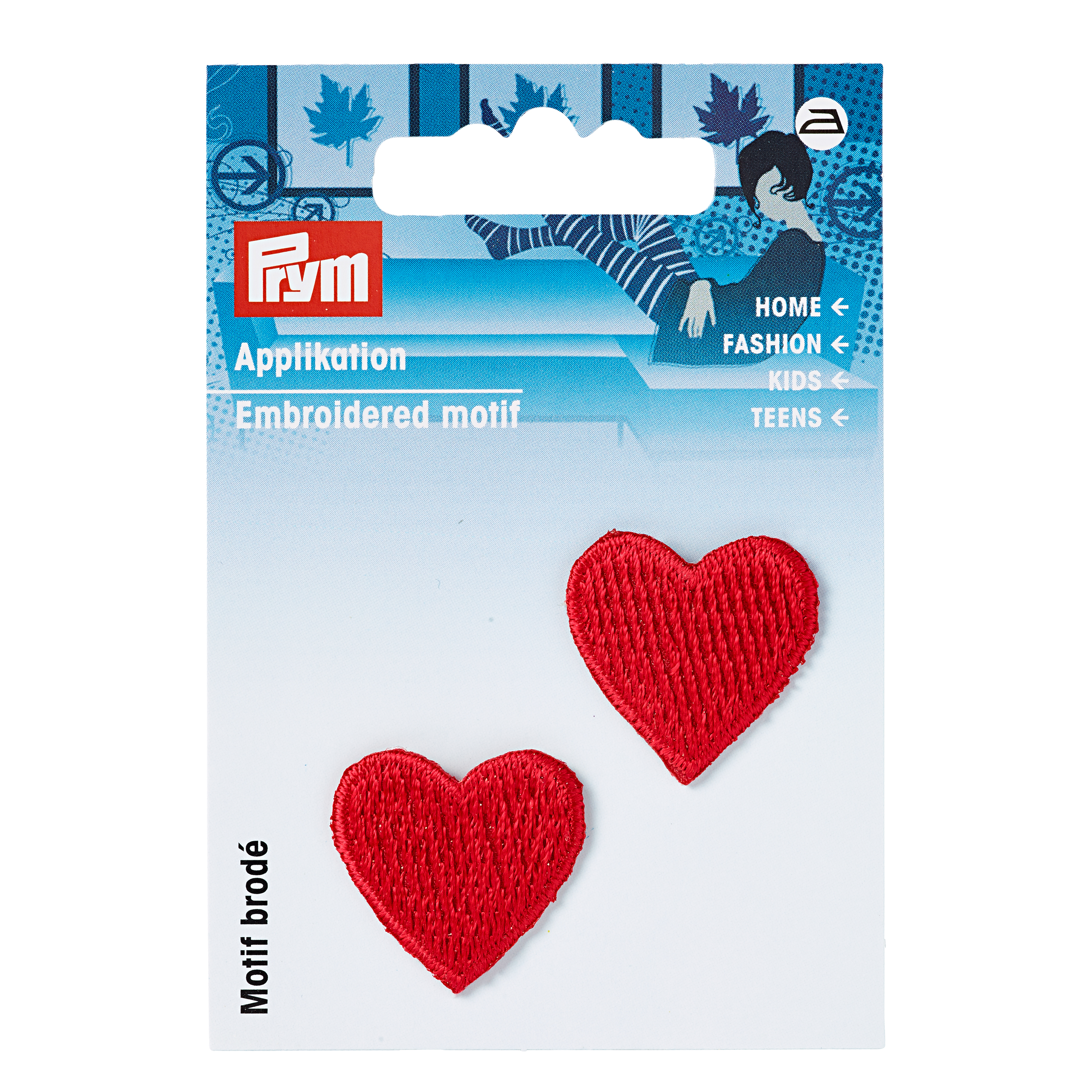 Appl. Red hearts small, 2 St