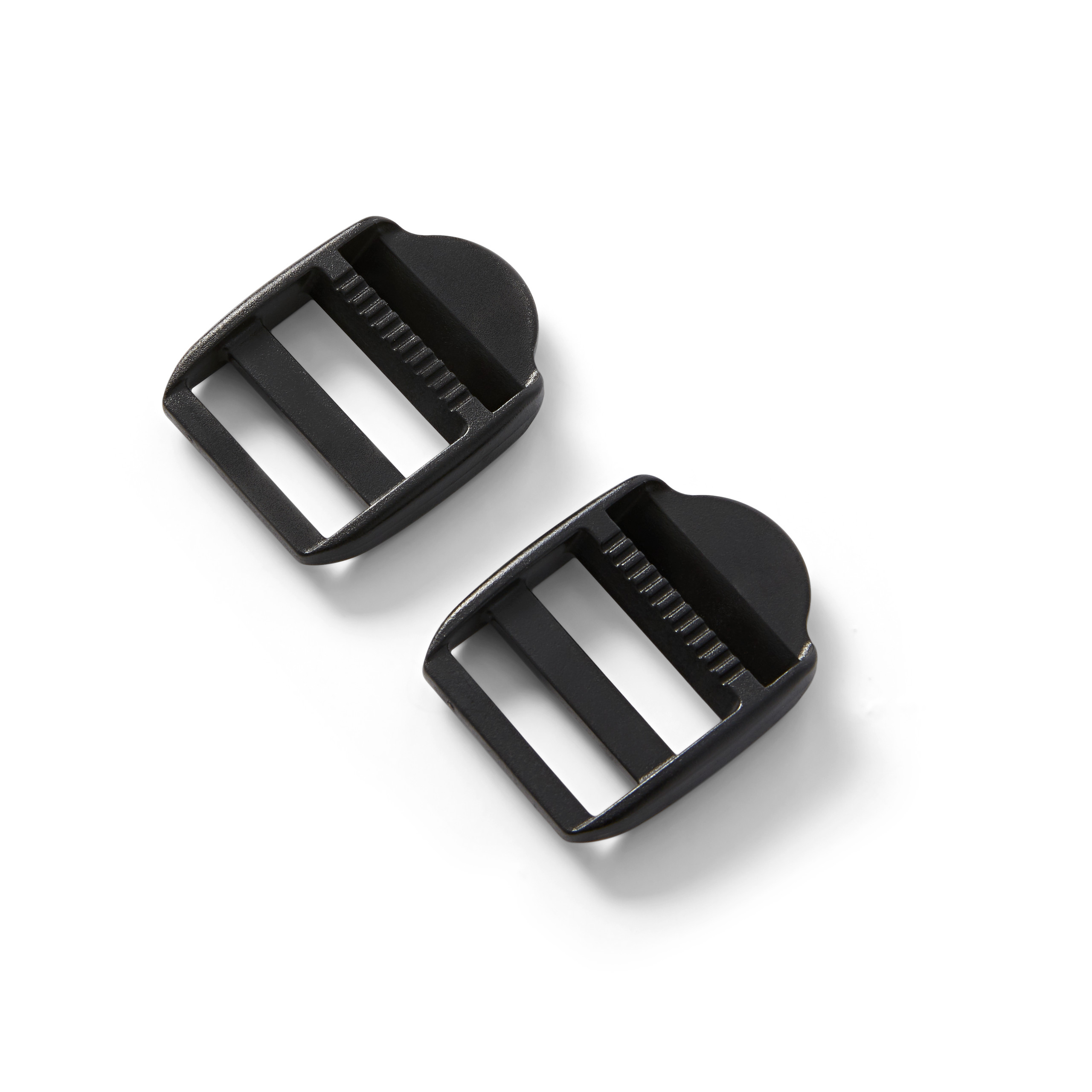 Klemm-Leiterschnallen KST 25 mm schwarz, 2 St 