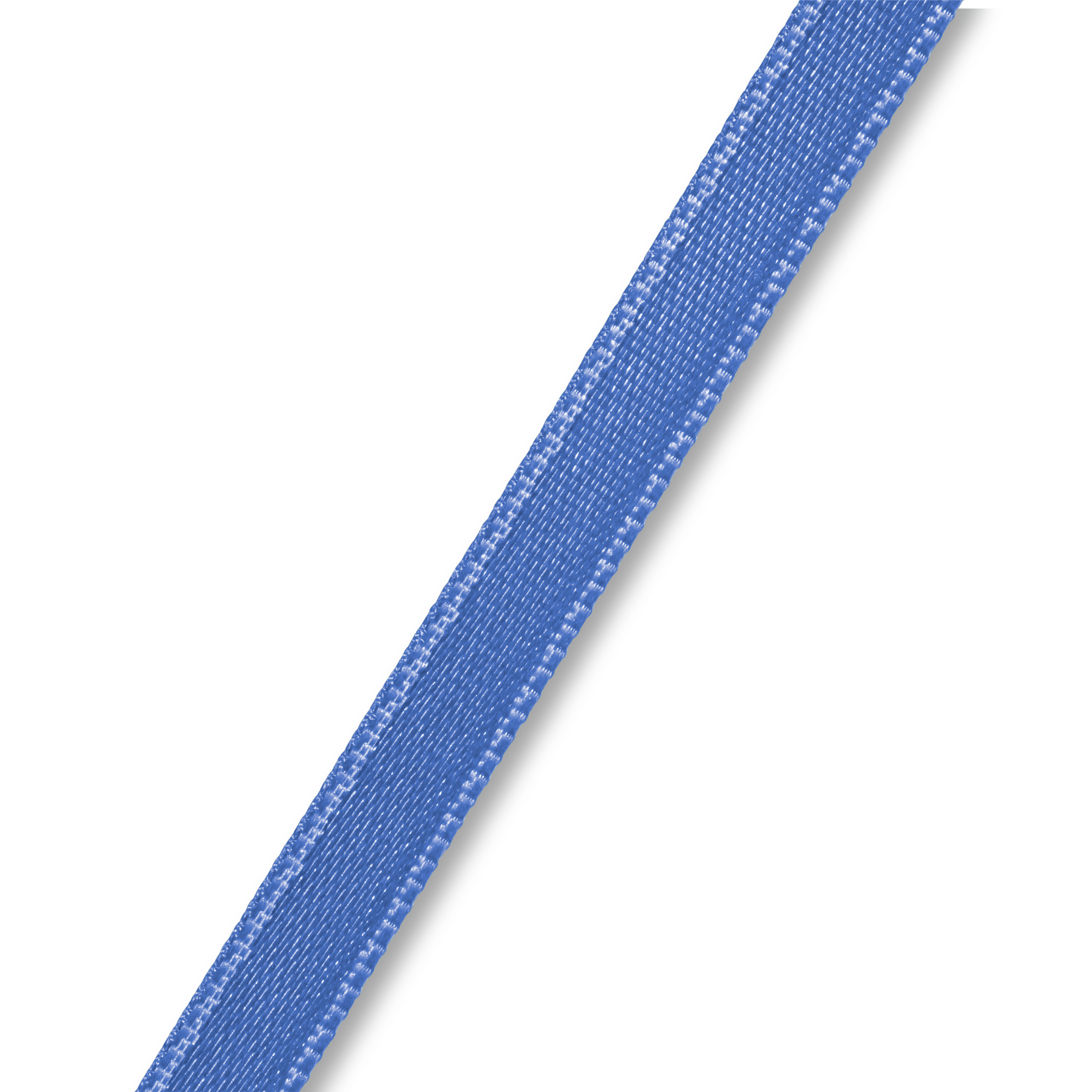Satinband 6 mm blau, Meterware