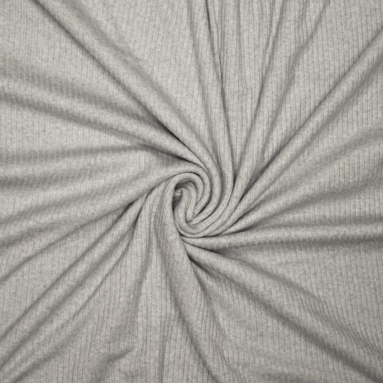 Strickstoff grau, Rippenstrick grob,  45%Vi, 37% PES, 18%Nyl ca. 160cm breit, 350 g/m²