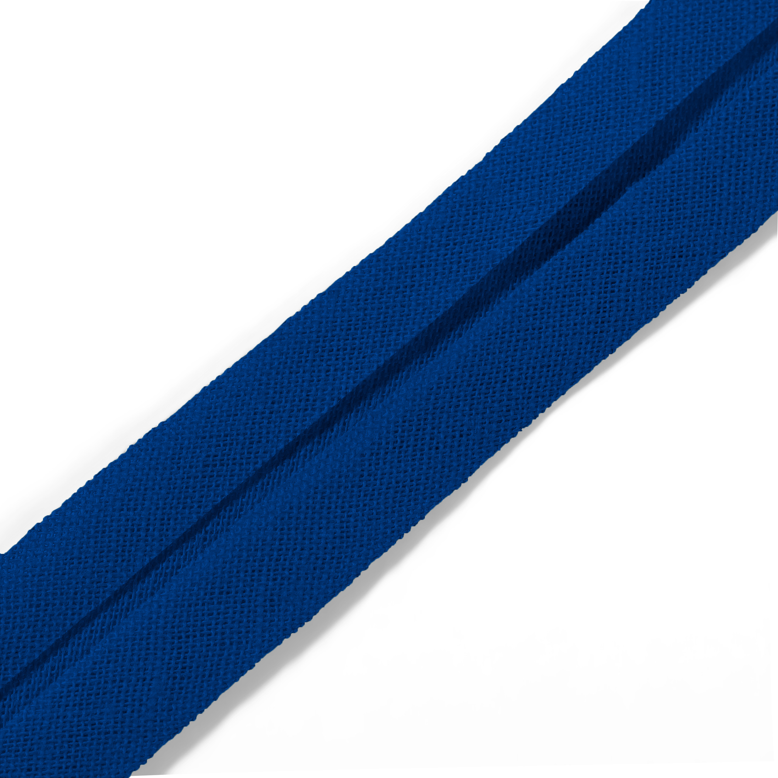 Bias Binding Cotton 40/20 mm blue, available by meter