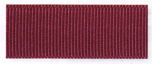 Ripsband 26 mm bordeaux, Meterware