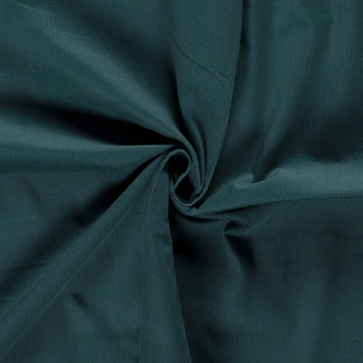 Feincord dunkelgrün, 100% BW, 144-146 cm breit 