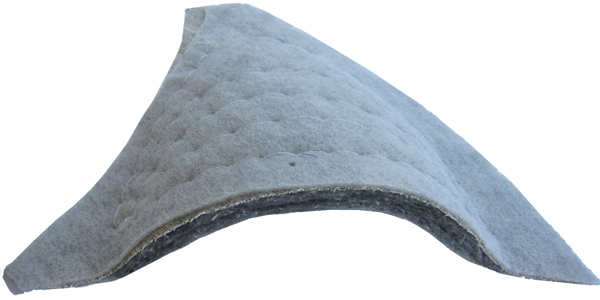 Shoulder pads with horse hair, 1,3 cm thick