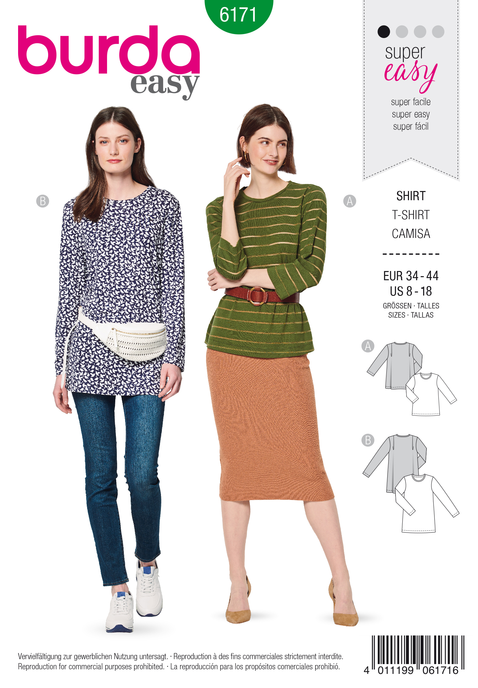 Burda Schnittmuster Shirt
