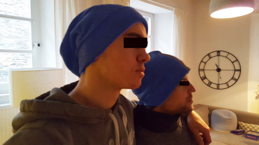 Bio-Baumwoll-Fleece indigo-jeansblau/schw.petrolblau 100% Bio-Co, 150 cm, aus kontrolliert biologischem Anbau