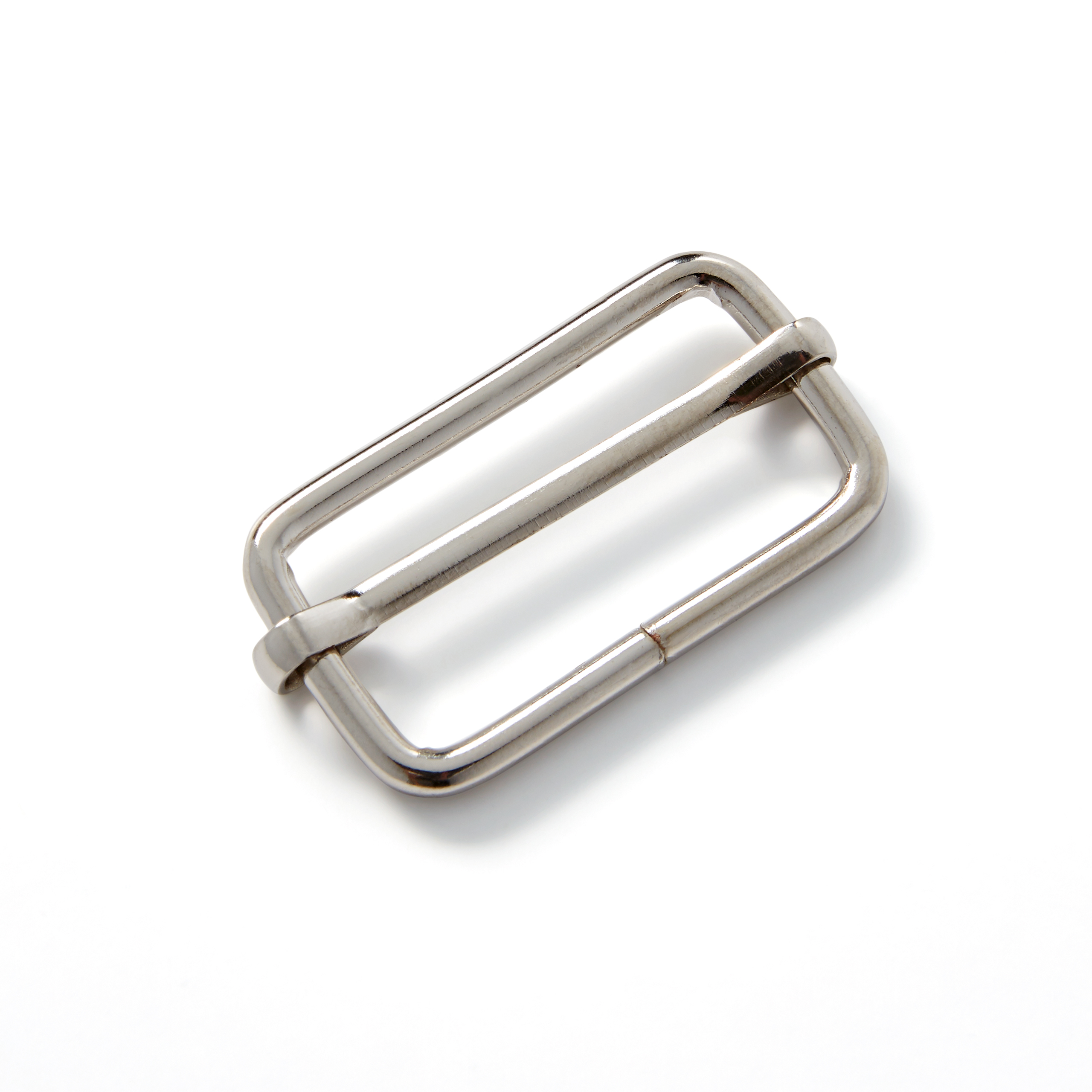 Leiterschnalle 30 mm silber  
