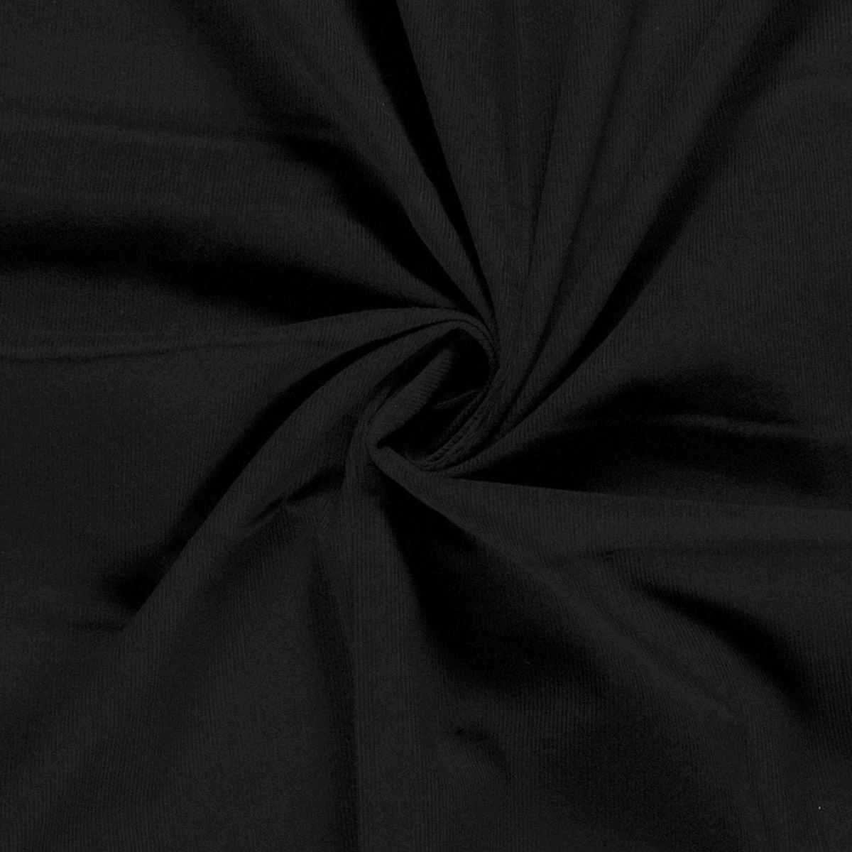 Feincord schwarz, 100% BW, 144-146 cm breit 