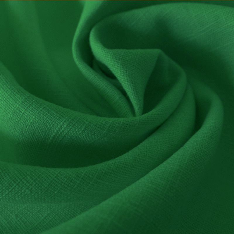 Linen washed, dark turquoise green