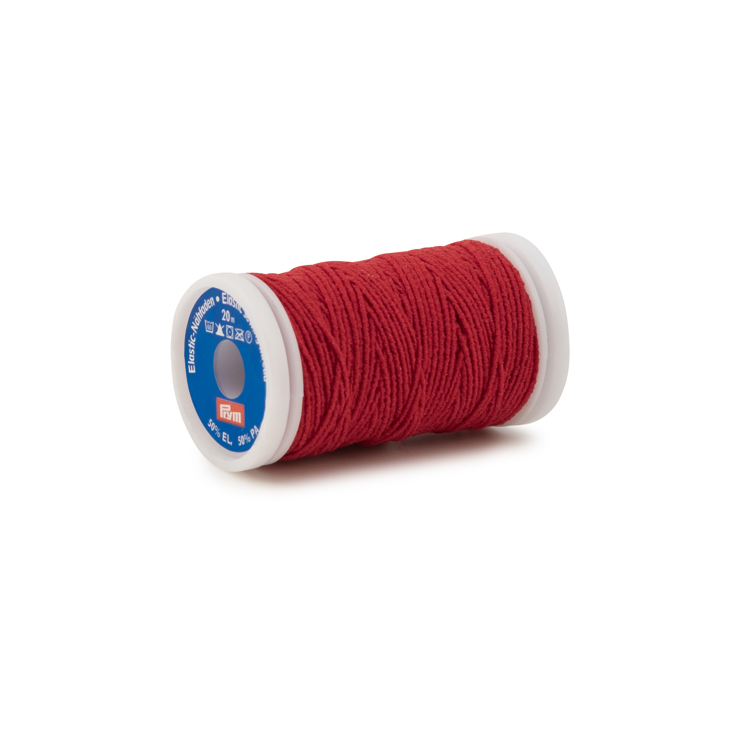 Elastic Sewing Thread 0.5 mm red, 20 m