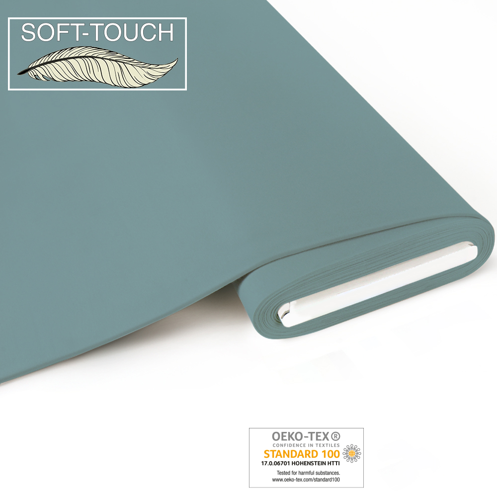 Bio-Jersey 100% Bio-CO soft-touch atlantic (hell), aus kontrolliert biologischem Anbau, ca. 240g/lfm