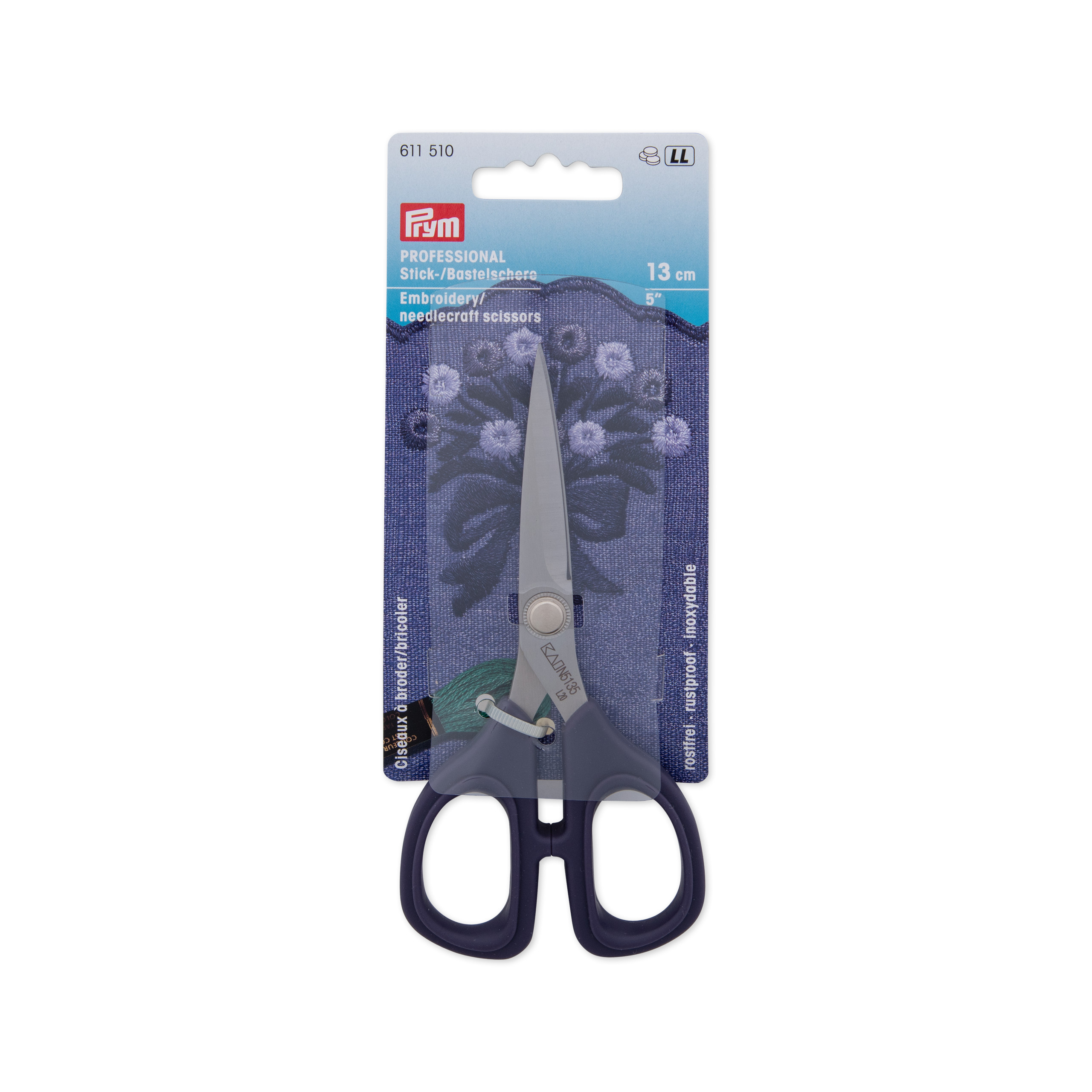 Professional Embroidery and Needlecraft Scissors HT 5'' 13 cm, 1 St