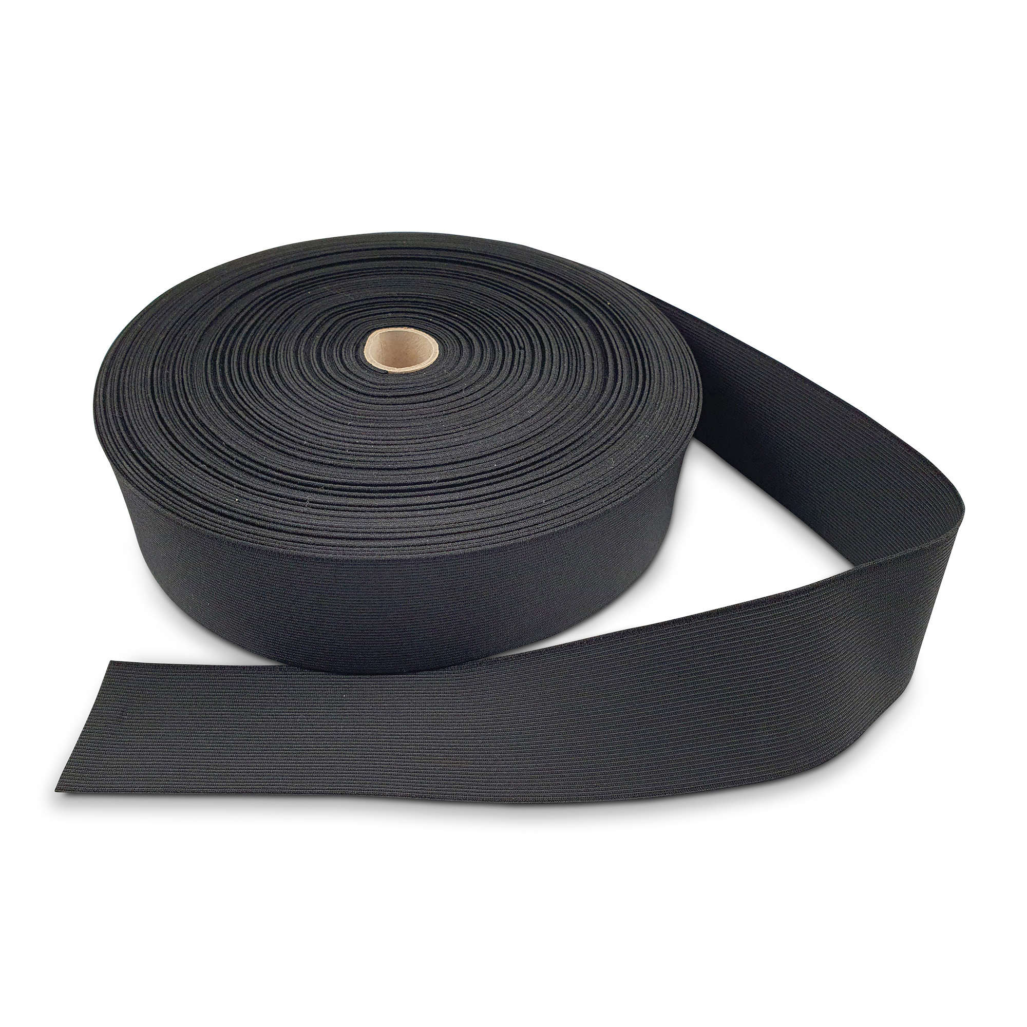 Gummiband weich schwarz 20-50mm