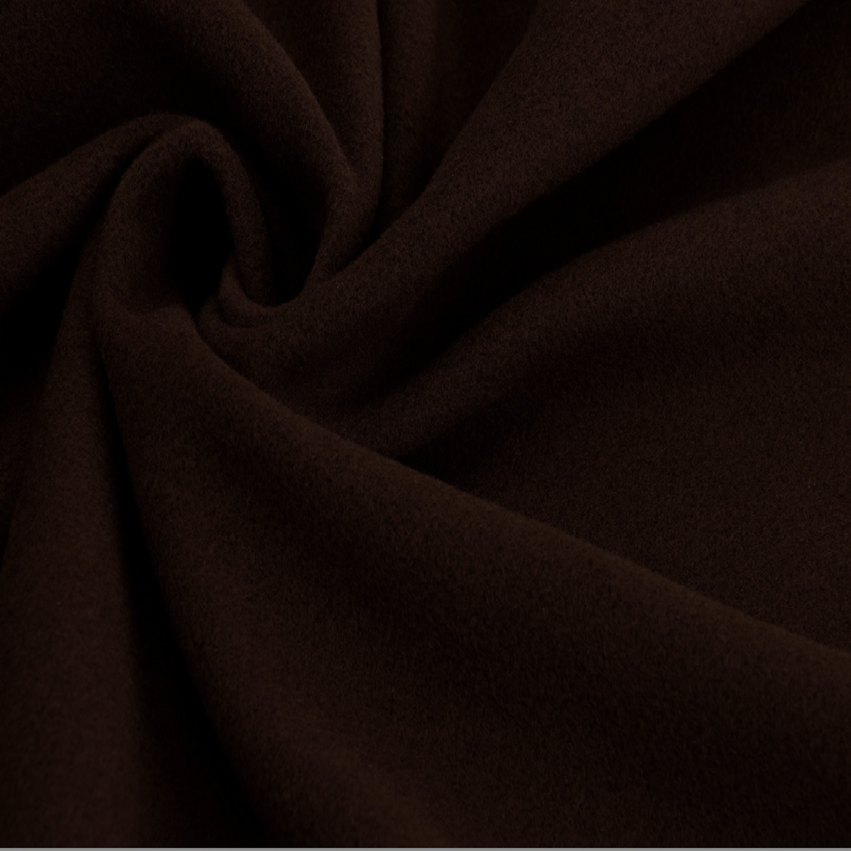 Coat fabric, black brown