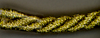 Brokatkordel 4mm metallic gold 