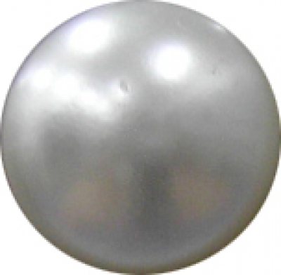 Knopf 12mm Perlmutt Öse  weiß 