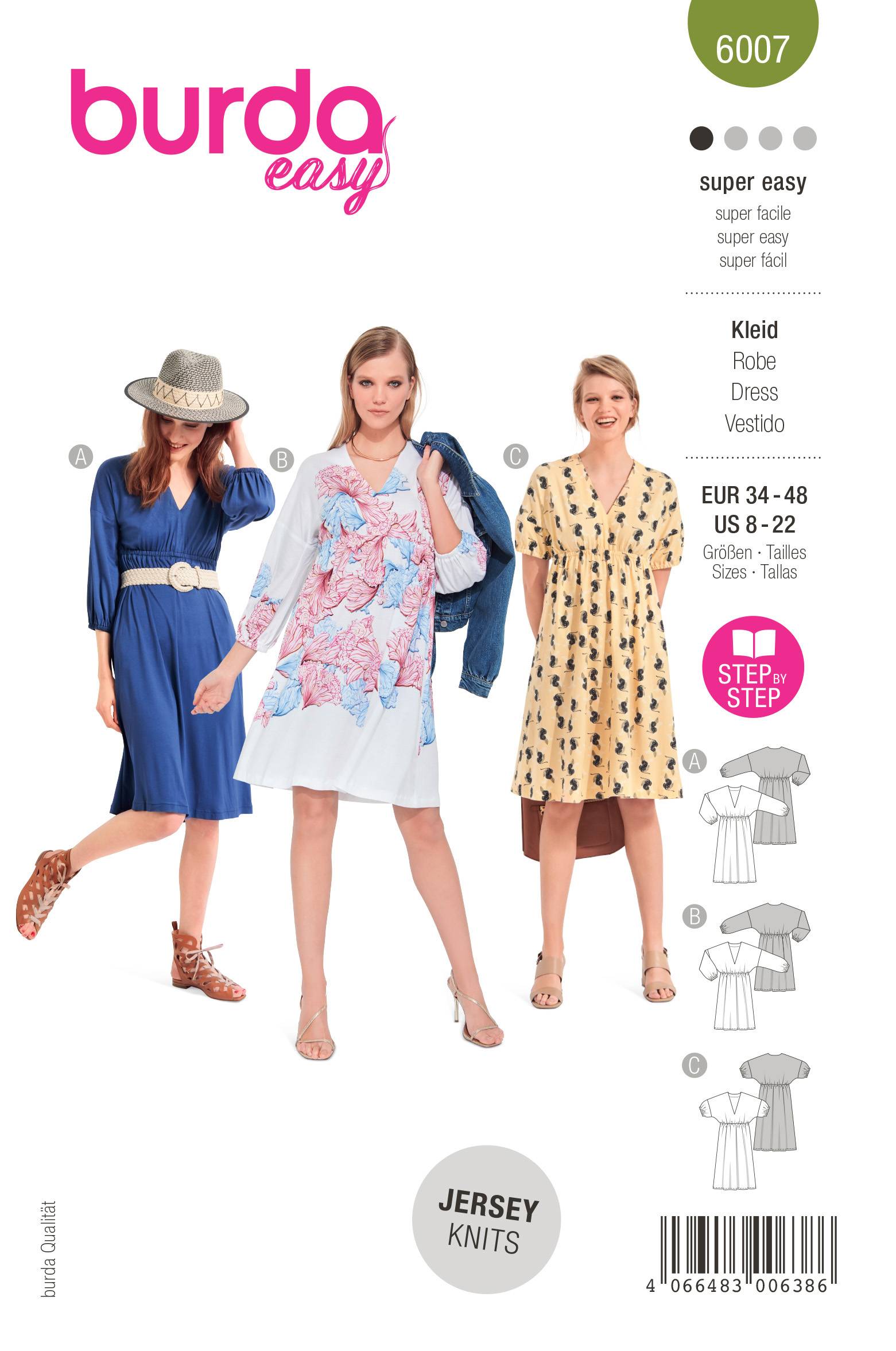Burda Schnittmuster Kleid