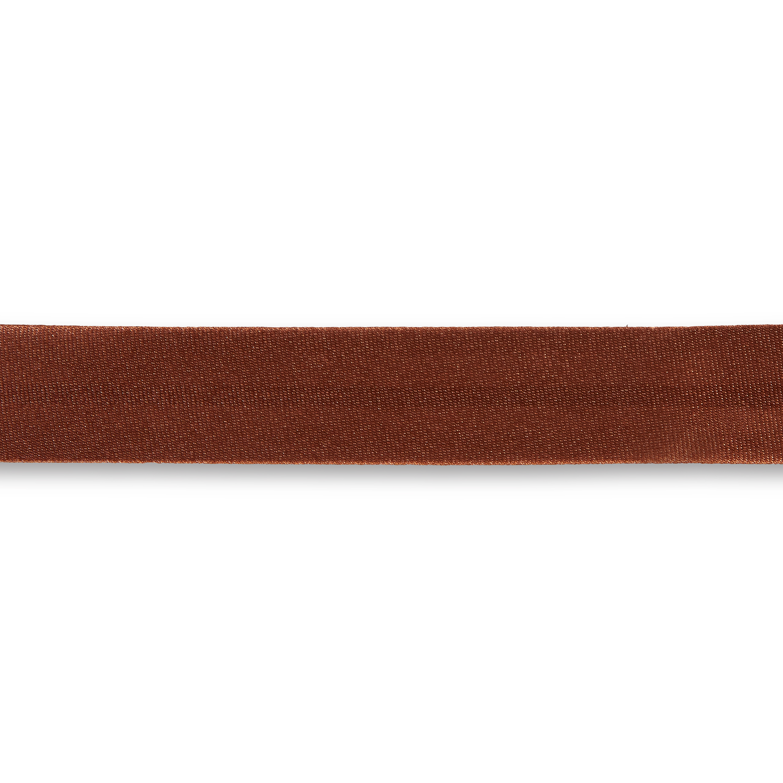 Schrägband Duchesse 40/20 mm mittelbraun, Meterware, Einfassband, Satin-Schrägband 
