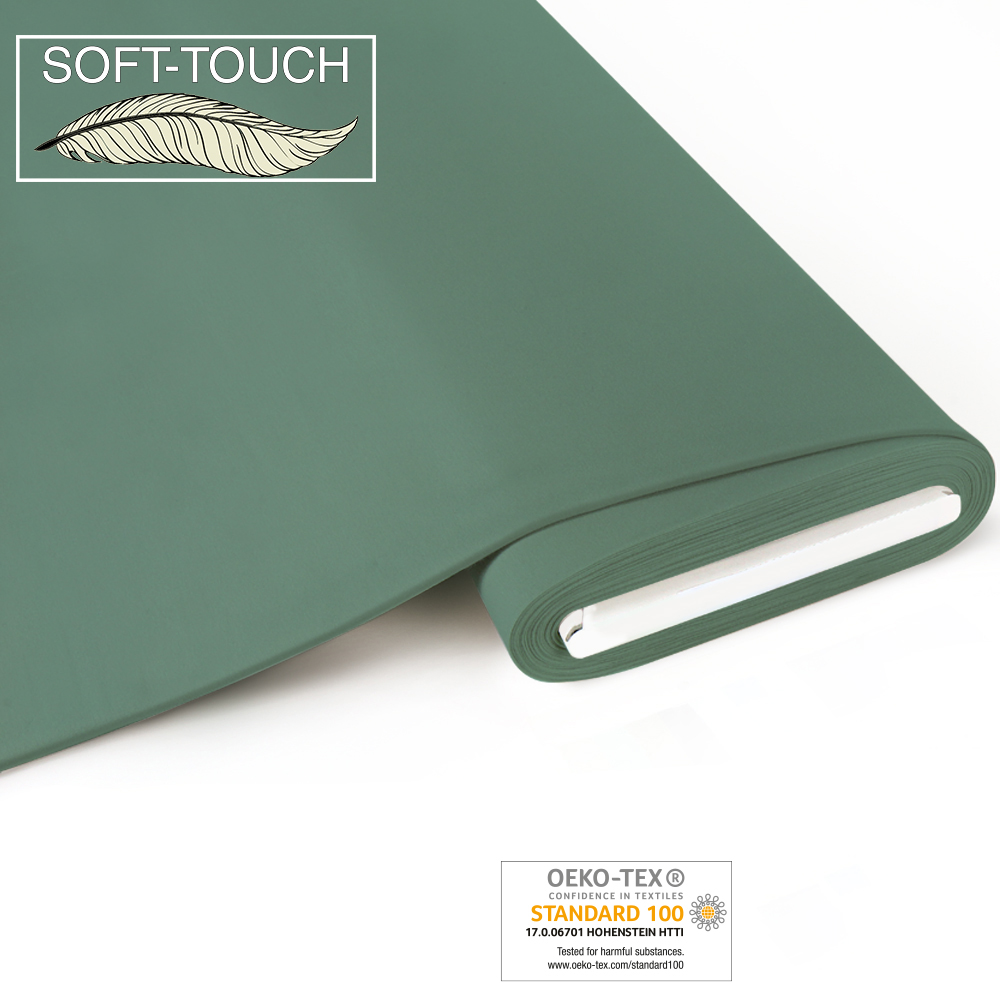Bio-Jersey 100% Bio-CO soft-touch mint, aus kontrolliert biologischem Anbau, ca. 160cm breit