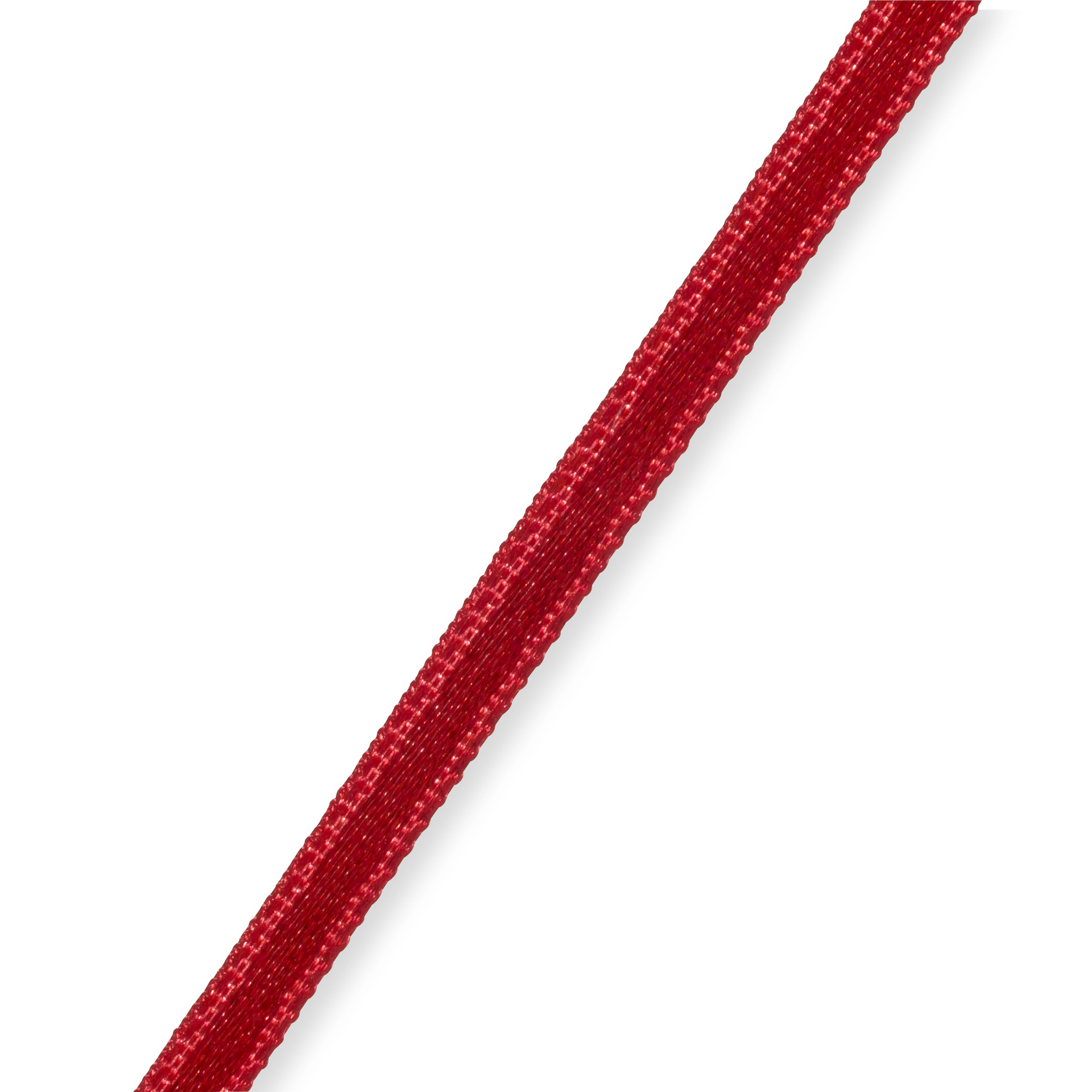 Satinband 3 mm rot, Meterware 