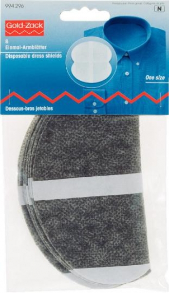 Einmal-Armblätter grau, 8 St