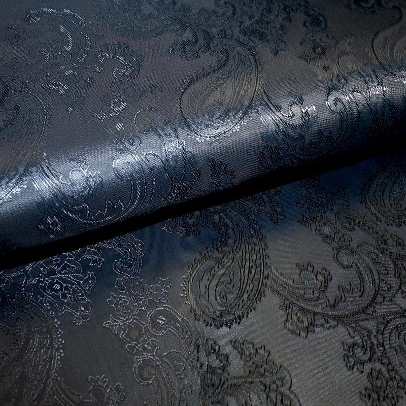 Futter Jaquard Paisleymuster VI / PE indigoblau