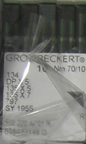 Rundkolbennadeln 134, 797, 135x5,  DPx5, 135x7, No 70, Nähmaschinennadeln, 10 Stk