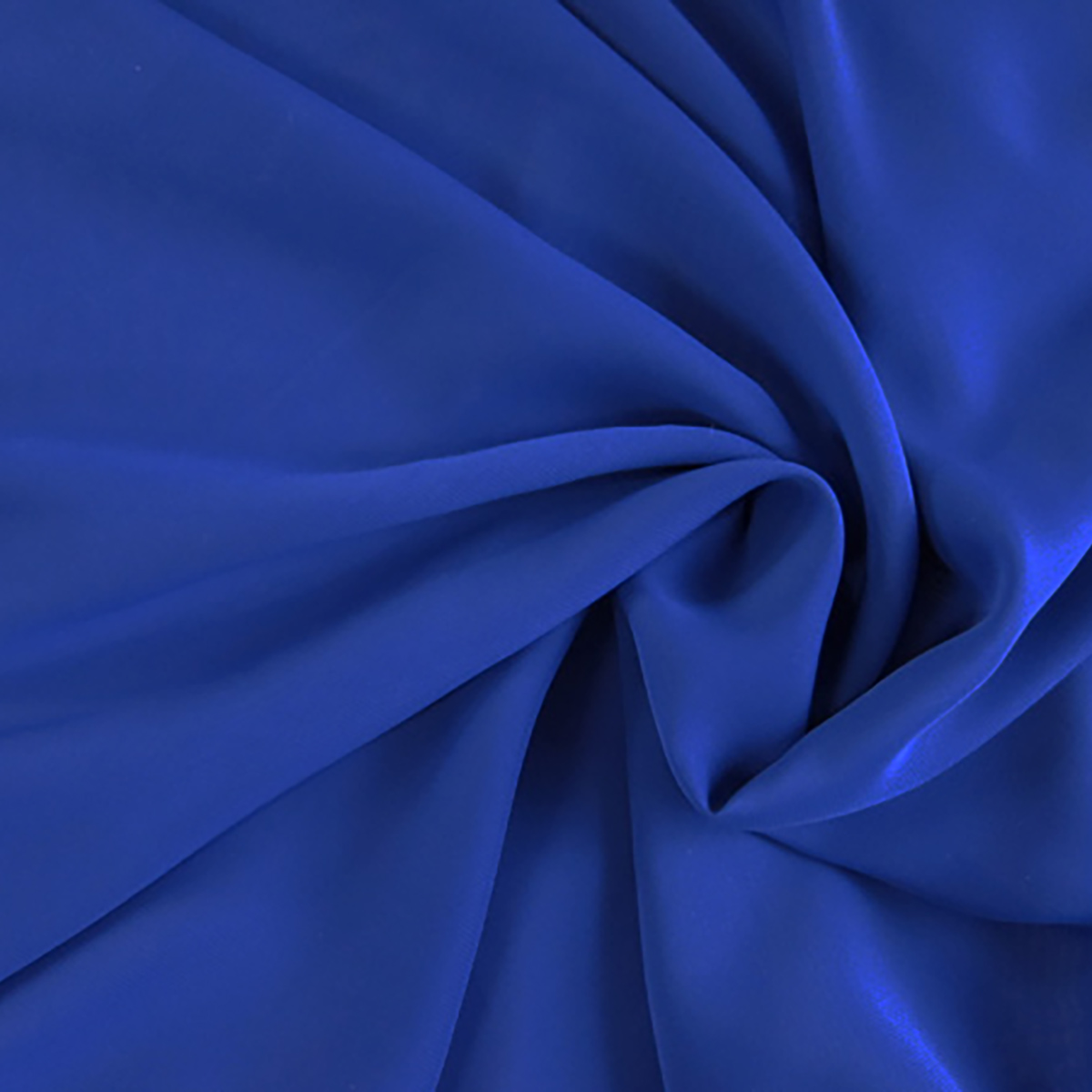 Chiffon royalblau