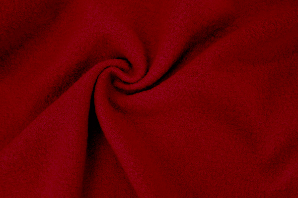 boiled wool, dark red