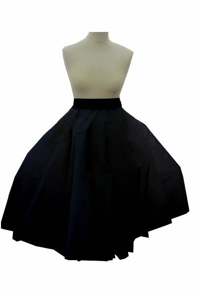 petticoat, black