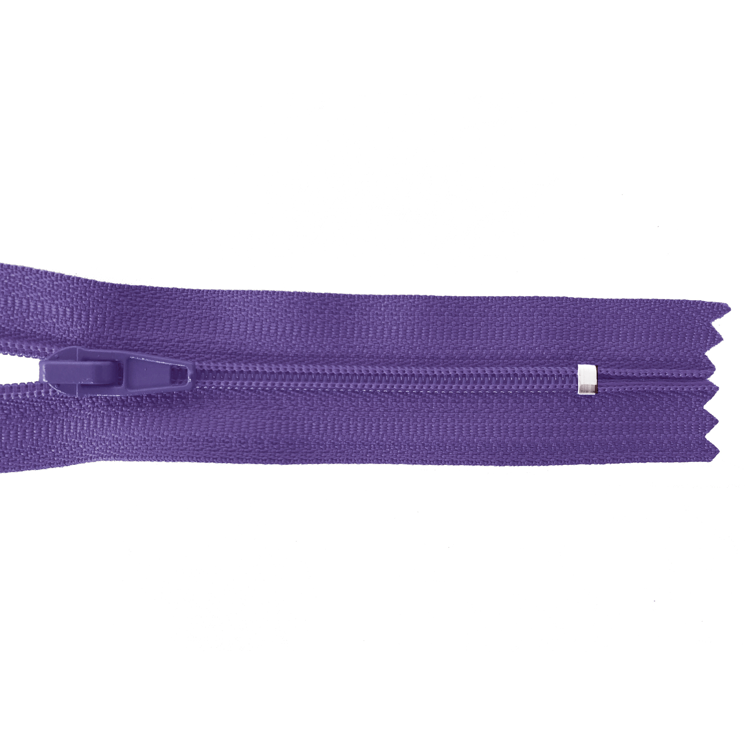 Reißverschluss nicht teilbar, PES-Spirale fein, violett, hochwertiger Marken-Reißverschluss von Rubi/Barcelona