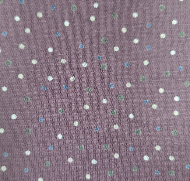 Jersey Vi/LY mauve, Micro-Dots, 150 cm breit