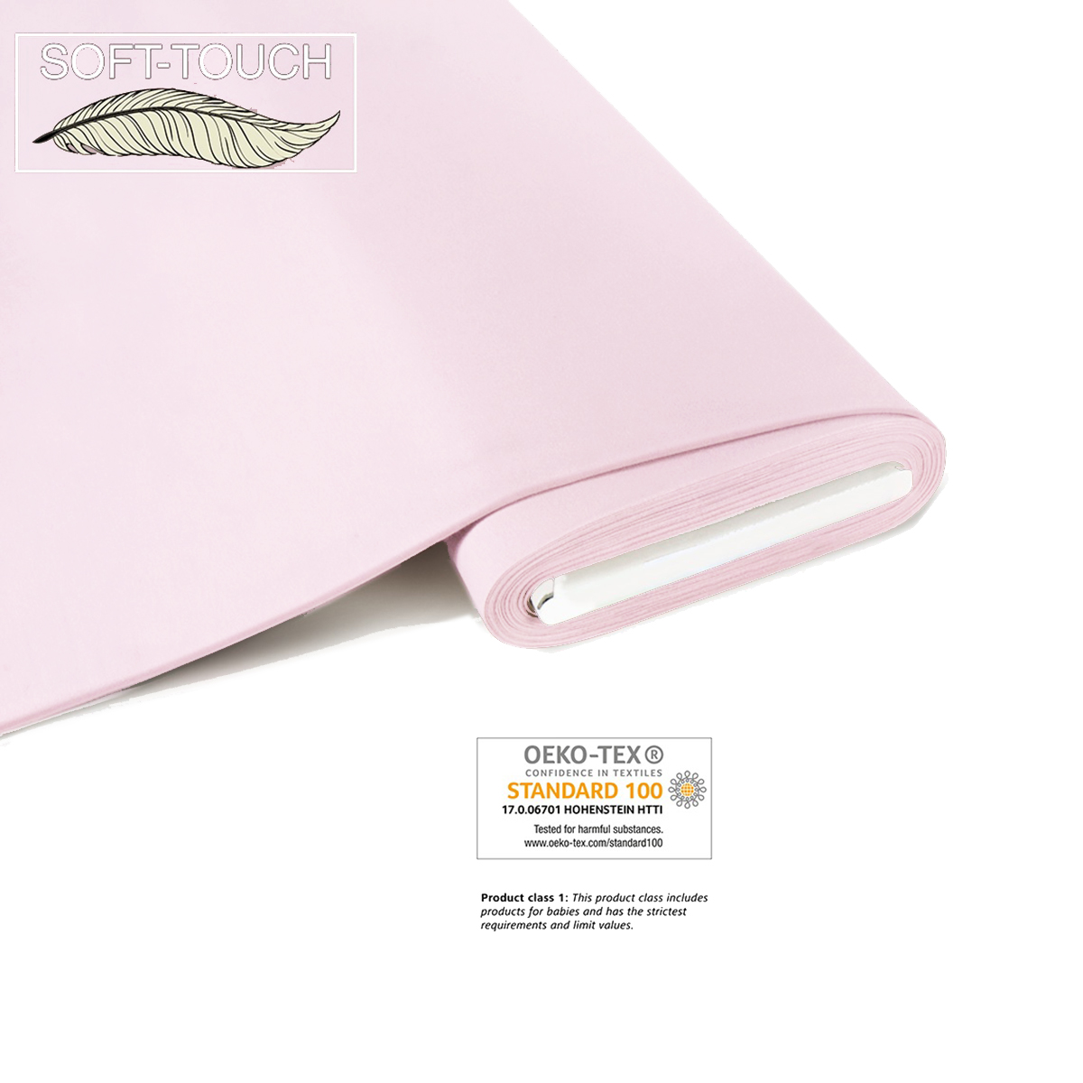 Bio-Jersey 100% Bio-CO soft-touch kirschblüte, ca. 160cm breit