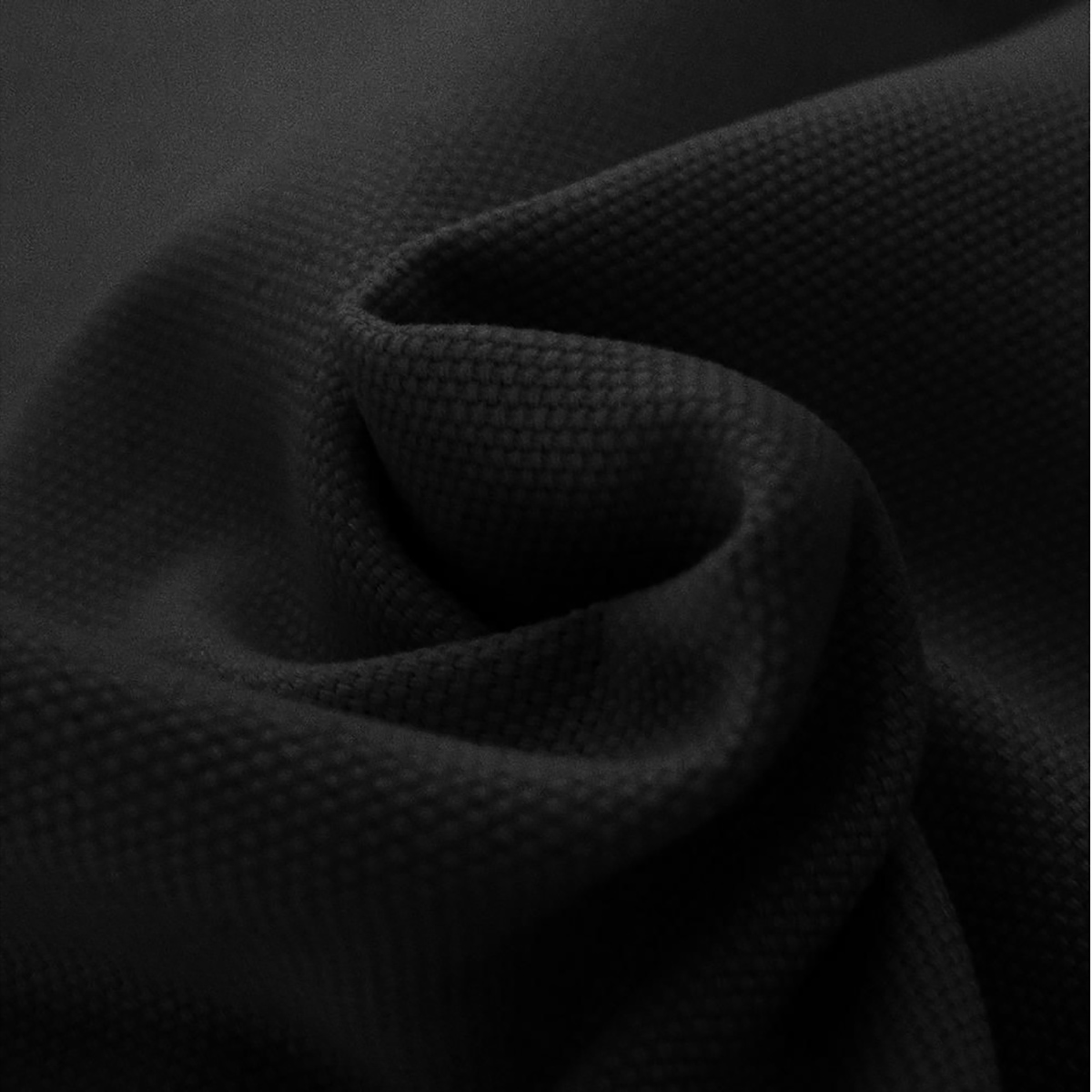 Canvas schwarz, schwer, weich, 100%Baumwolle, 150 cm breit, 450g/lfm, 300g/m²