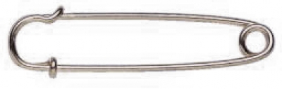Kilt Pin mild steel silver col 76 mm, 1 St