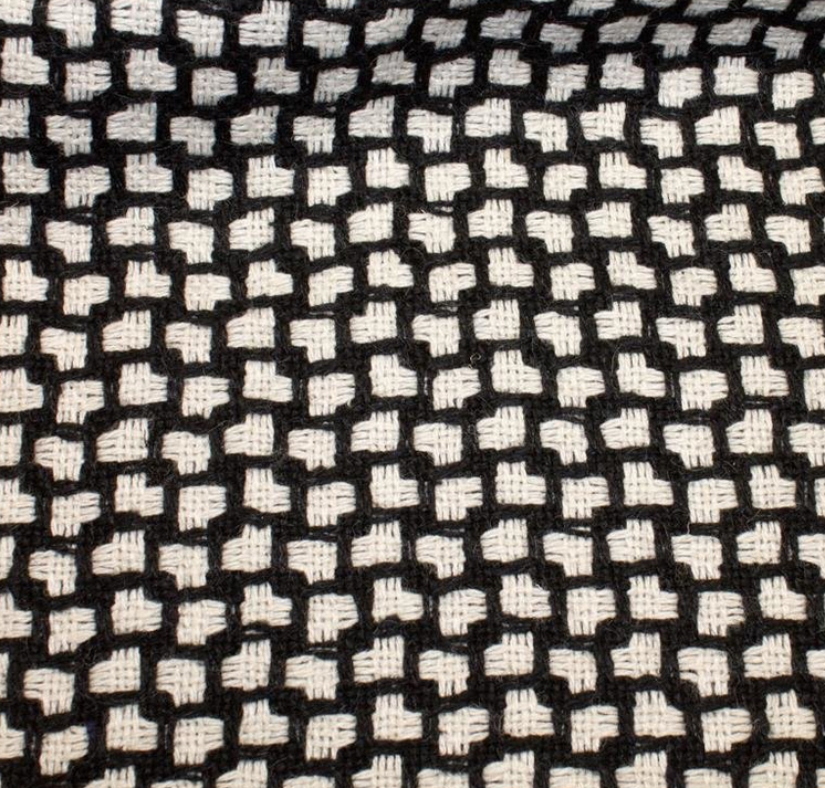 Tweed / Bouclé schwarz/weiß 40% Ac, 35% PES, 15% Wolle, 10% Ny 142cm, 337g/qm