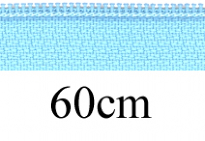 RV 60cm, teilbar, PE-Spirale fein, turmalin/h.türkisblau