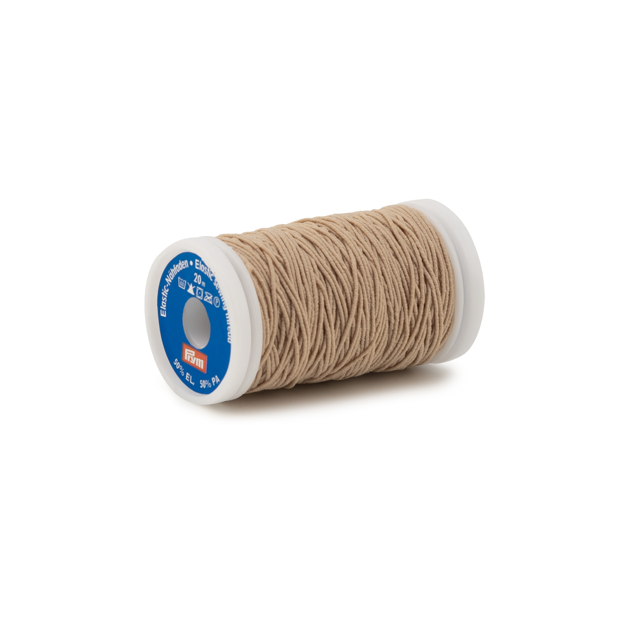 Elastic Sewing Thread 0.5 mm sand, 20 m